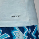 NK AIR LIGHT BLUE TEE BACK PRINT