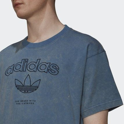 AD ACID WASH TEE FRONT LOGO