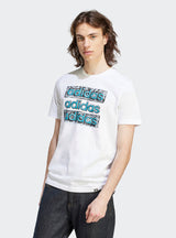 AD WHITE TEE FRONT AD LOGO
