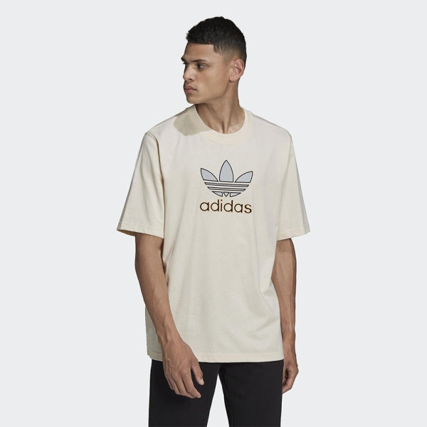 AD CREAM TEE FRONT LOGO