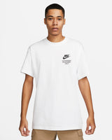 NK WHITE TEE BACK PRINT LOGO