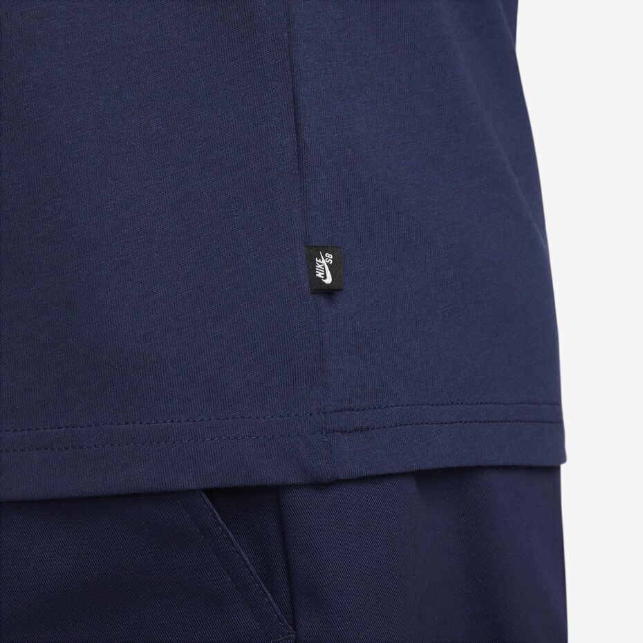 NK NAVY BLUE TEE FRONT LOGO