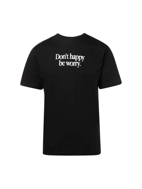 MRKET BLACK TEE FRONT BACK PRINT