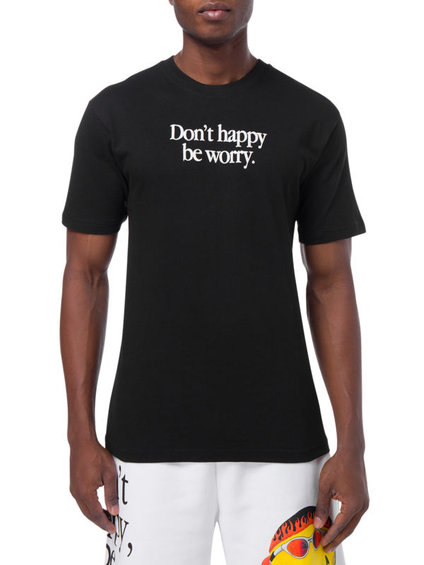 MRKET BLACK TEE FRONT BACK PRINT