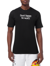 MRKET BLACK TEE FRONT BACK PRINT