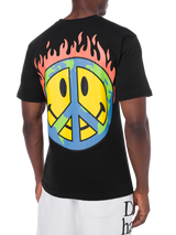 MRKET BLACK TEE FRONT BACK PRINT