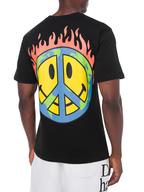 MRKET BLACK TEE FRONT BACK PRINT