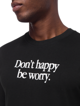 MRKET BLACK TEE FRONT BACK PRINT