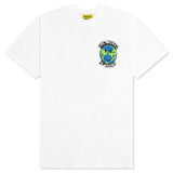 MRKET WHITE TEE WITH BACK LOGO