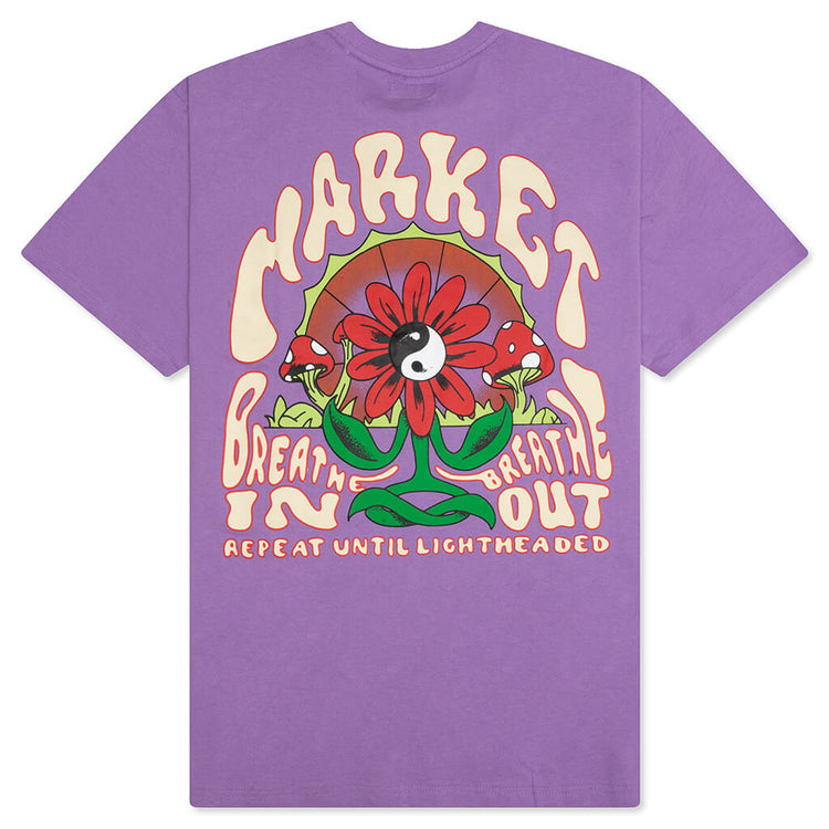 MRKET LILAC TEE WITH BACK PRINT