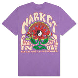 MRKET LILAC TEE WITH BACK PRINT