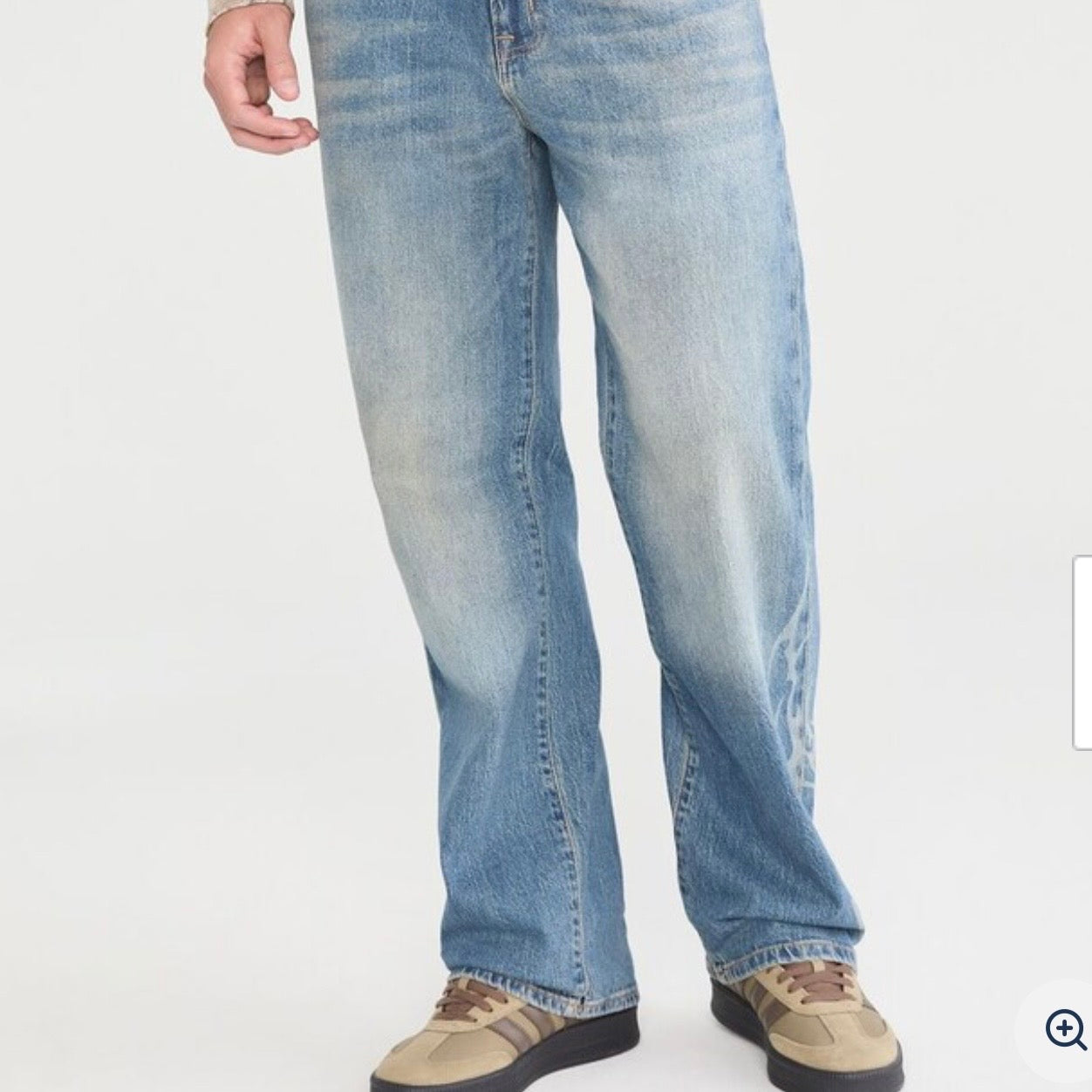 AERO BAGGY JEANS SIDE PRINT
