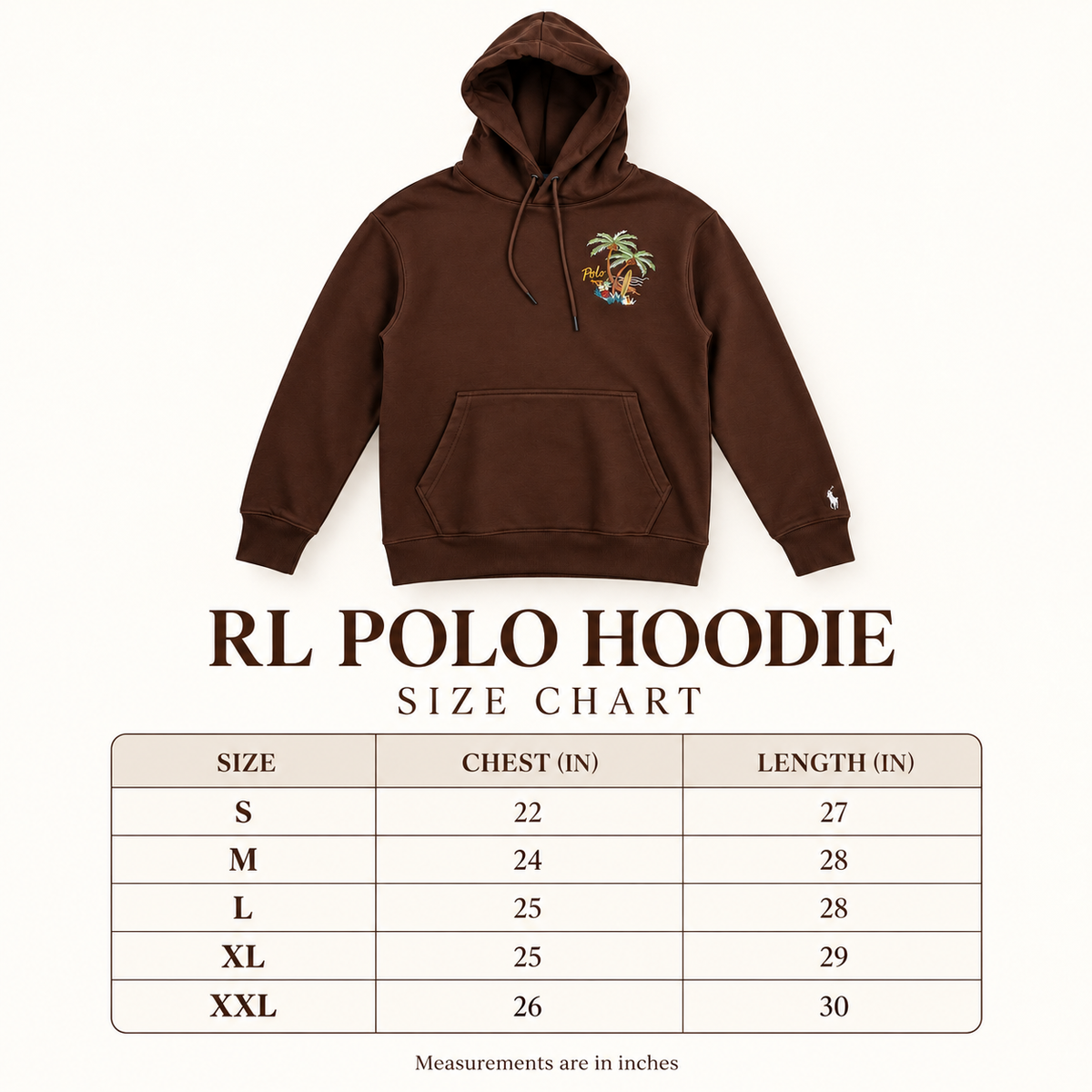 RL EMB HOODIES